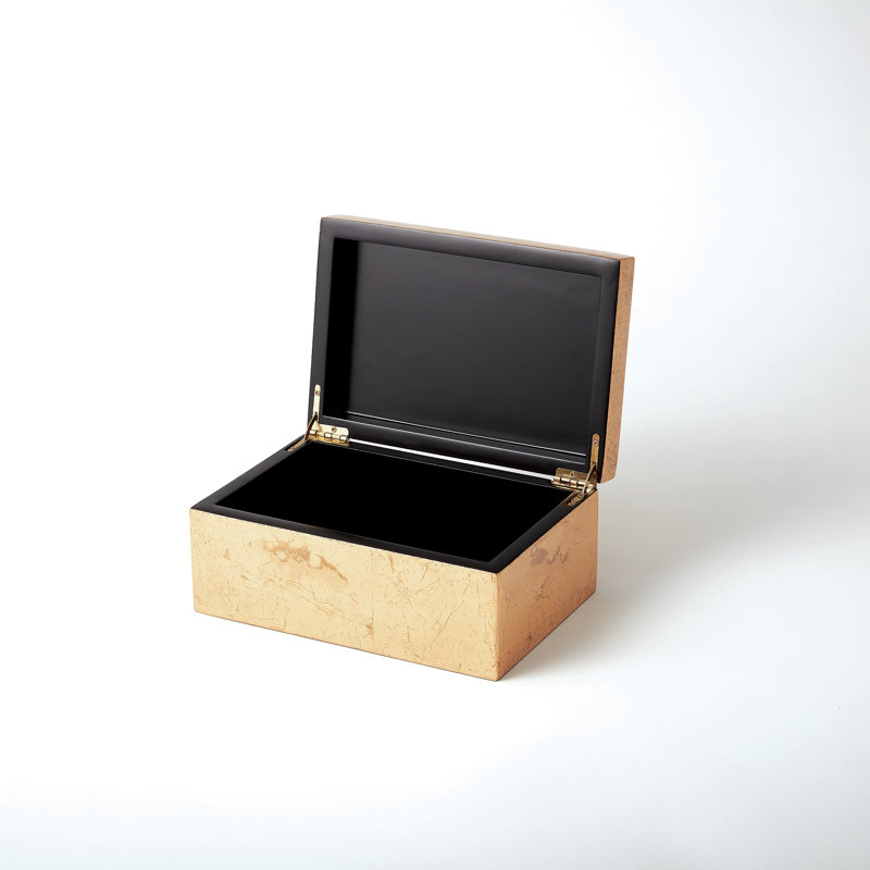 Decorative Box, Luxe Gold, Small