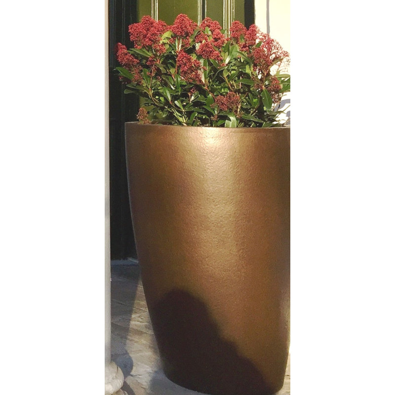 Baker Old Penny Bronze Indoor/Outdoor Fibreglass Cachepot, Medium