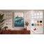 Whale and Mountain Minimalist - Wrapped Canvas-390923955-390923957