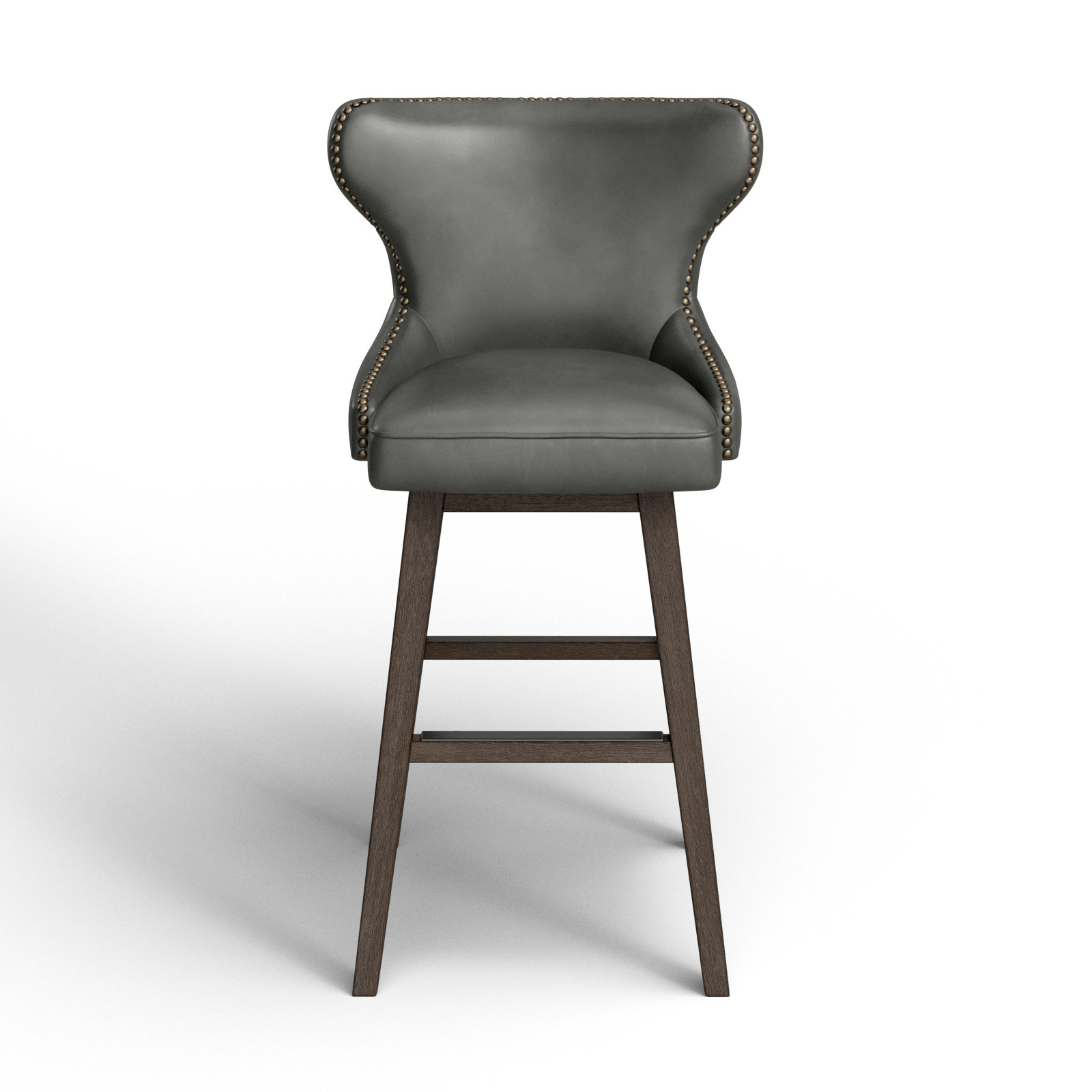 Caraline Swivel Bar and Counter Stool, Wax Sand, Bar Stool (30" Seat Height)