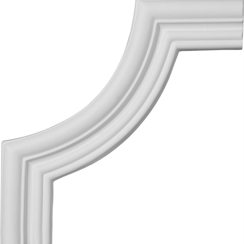 White Urethane 7.75" Panel Moulding Corner