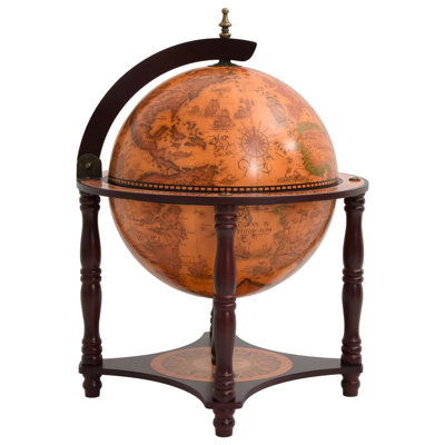 Darinka Solid Wood Wine Rack in Brown