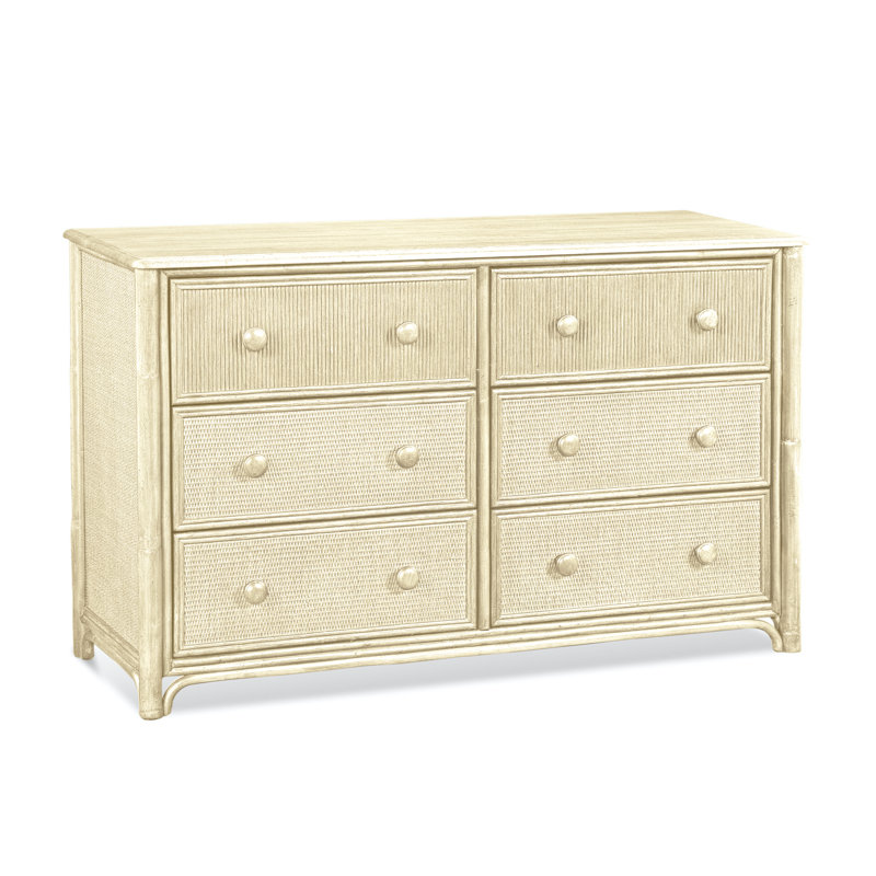 Summer Retreat 6 - Drawer Dresser, Bisque