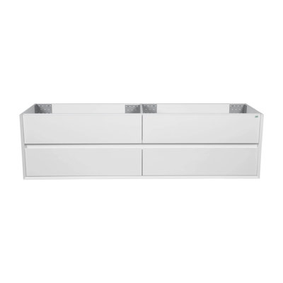 Vanity Donato, White Matte, Wall Mount 60 Without Sink
