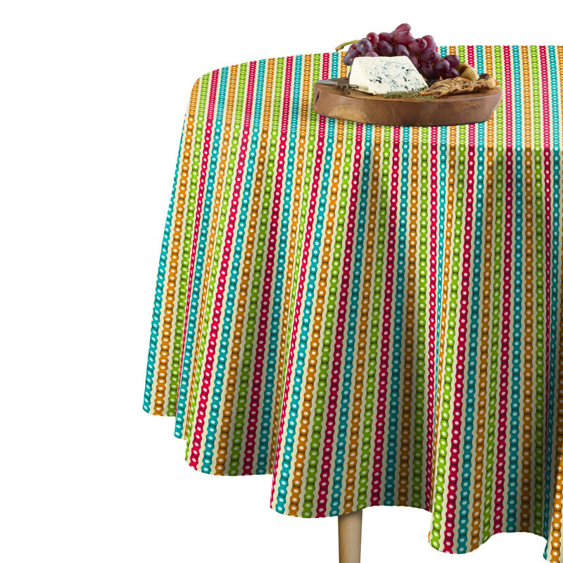 Skylemar Bike Chains Round Tablecloth, 90" x 90"