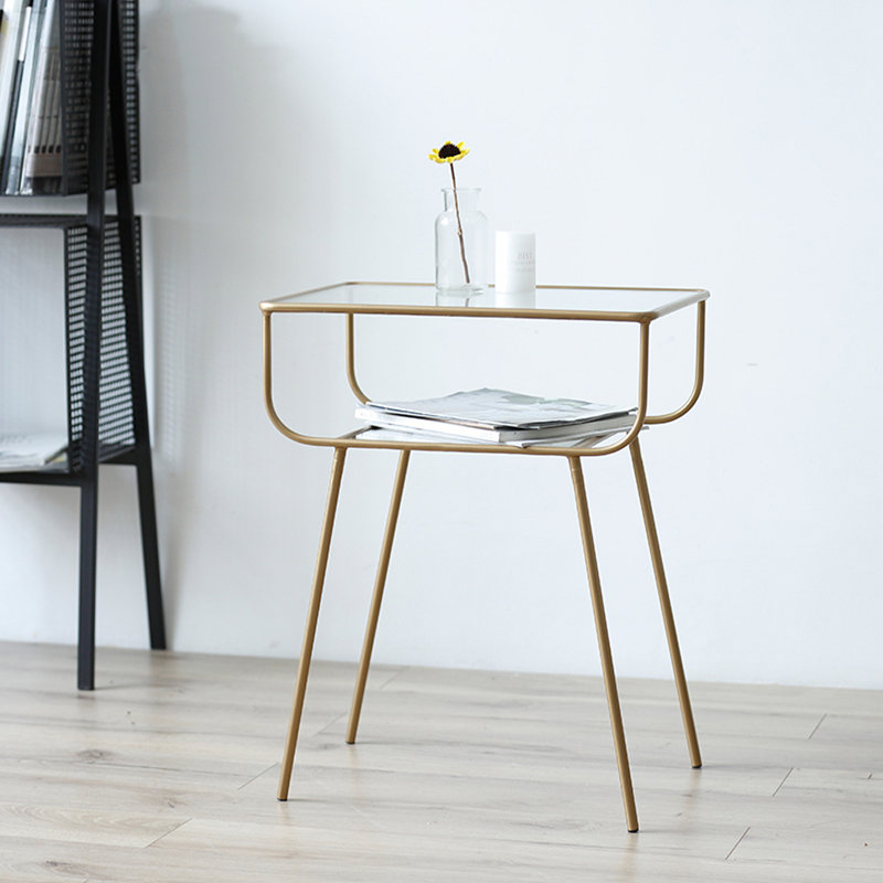 Glass Top End Table Set