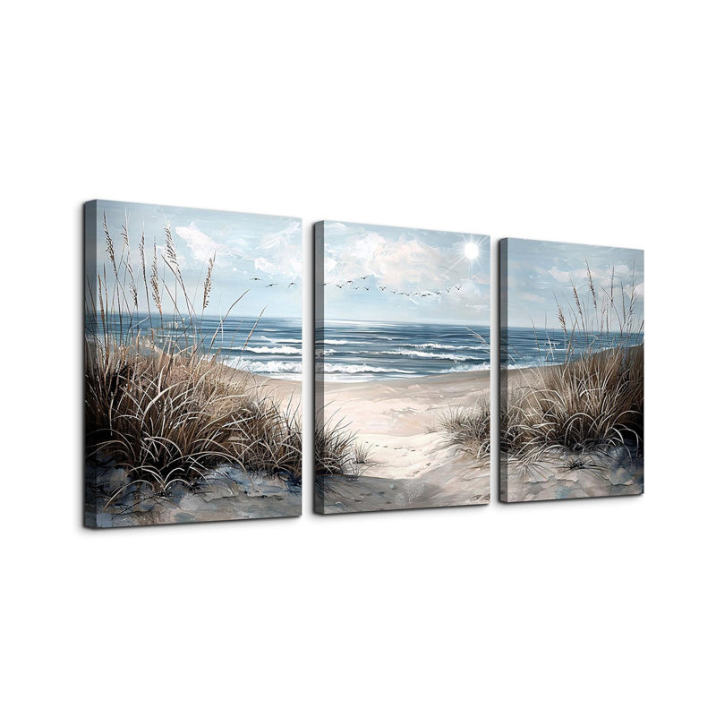 3 Piece Wrapped Canvas Print, 40 cm H x 30 cm W