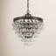 Luminaire suspendu à 3 lumières avec accents en cristal Omalley-822748622