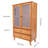 Hyelda Freestanding Bamboo Storage Organizer