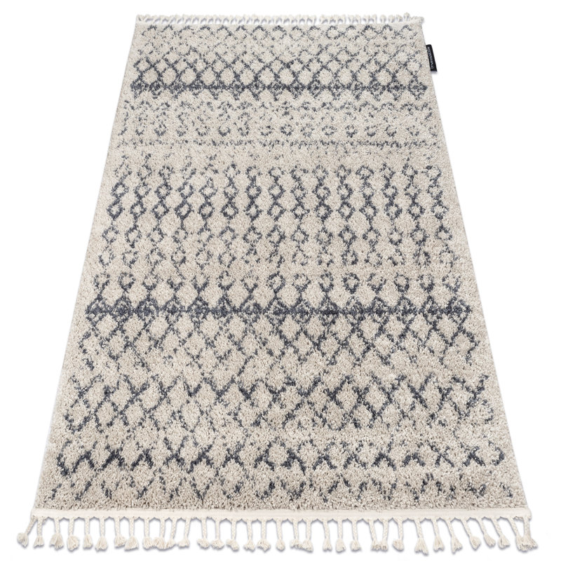 Berber Geometric Area Rug, Rectangle 140 x 190cm