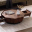 Table basse simple en noyer noir-110332008
