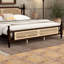 Lit en bois de pin avec tête et pied de lit en rotin-1715240250-1715240252