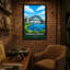 «Scenic & Cityscapes Harbour Bridge Sydney Skyline River Landscape», reproduction d'art-1840112562