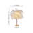 Terric 7.41'' Gold Table Lamp Art Deco Beside Desk Lamp for Bedroom-742493987