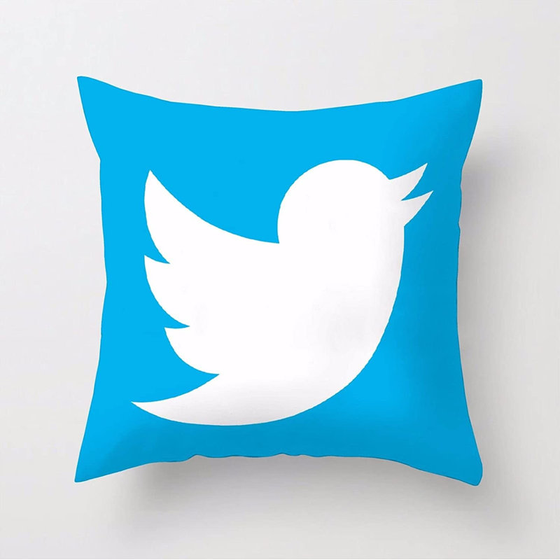 Aqsa White Square Cushion Cover