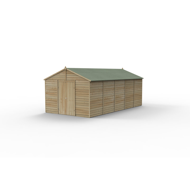 Overlap Pressure Treated 6 x 4 Apex Shed