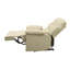 Fauteuil inclinable beige avec accoudoirs coussinés-166447118