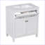 Meuble-lavabo moderne avec lavabo en céramique et tablette-102528047