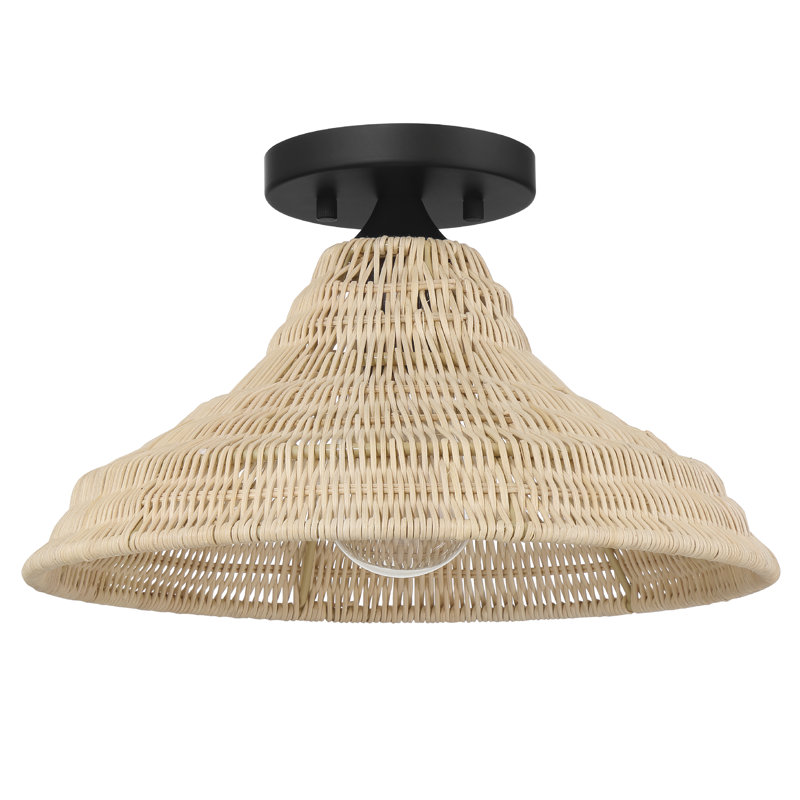 Plafonnier encastré moyen 1 lumière Hunter Agoura