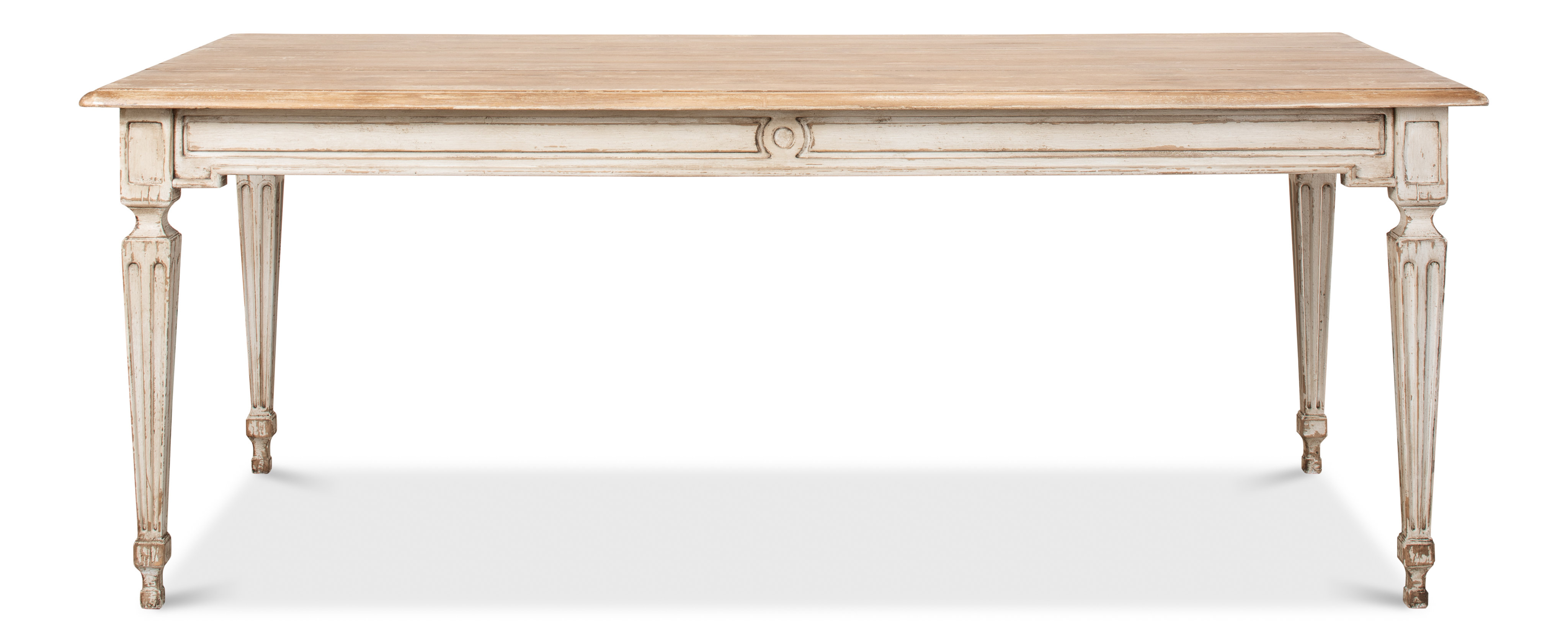 Sarreid Ltd Elise Pine Solid Wood Dining Table | Perigold