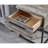Contemporary Storage End table, Gray