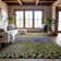 Premium Machine Washable Christina AMF1074 Circles Rug