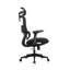 Saif Polyester Office Chair with Headrest-1961302993