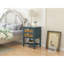 Table d'appoint Annalyne Natural 2 - pour la chambre à coucher et le salon. Placage en bois massif, poignée en métal, stable avec 2 tiroirs faits de chambre à coucher. Stable, conception anti-mites
