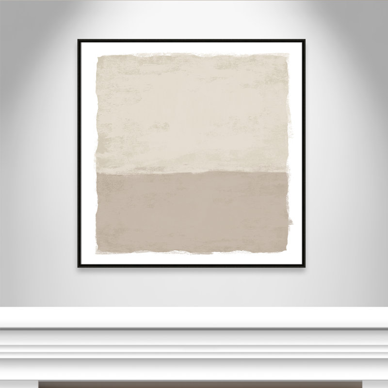 «Silent Sands II» par Natalie Carpentieri, Espresso, H 41,5 po x l 41,5 po