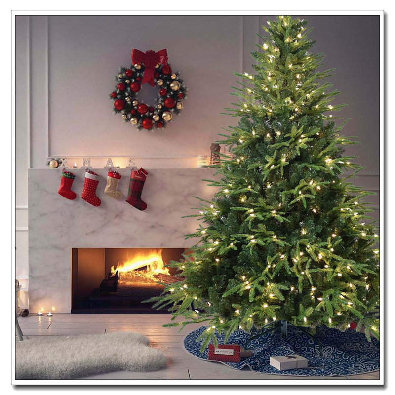 Arbre de Noël artificiel illuminé 5 pi, H 5 pi