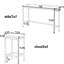 Ensemble de console et tabouret de 35,62 po Micajah, ensemble de table et chaises de cuisine, ensemble de salon