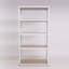 Tablettes de rangement Étagère de garage réglable à 5 niveaux Armoire utilitaire en métal robuste