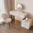 Makeup Vanity with Light mirror,6 drawers,Power Outlet