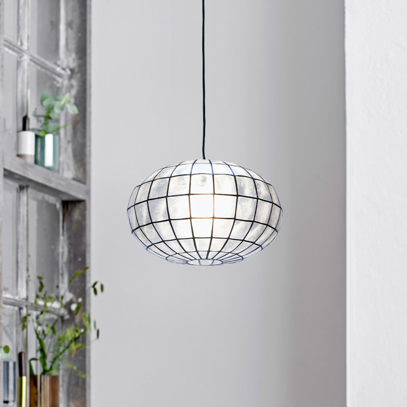 Luminaire suspendu sphère 1 lumière Winebarger