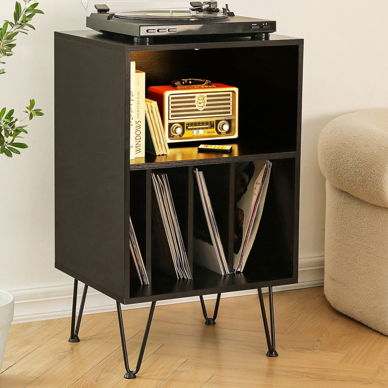 Support audio avec lumières DEL, Noir