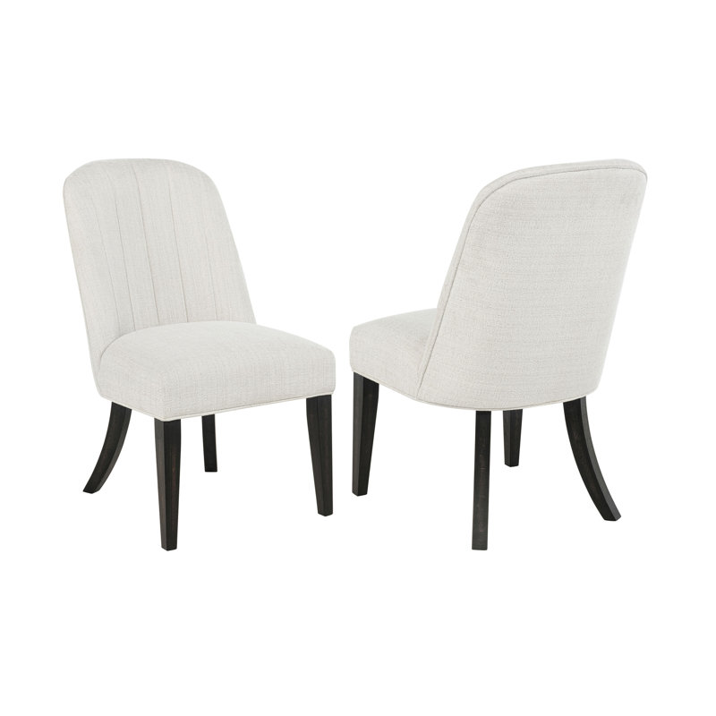 Chaises de salle à manger rembourrées en tissu