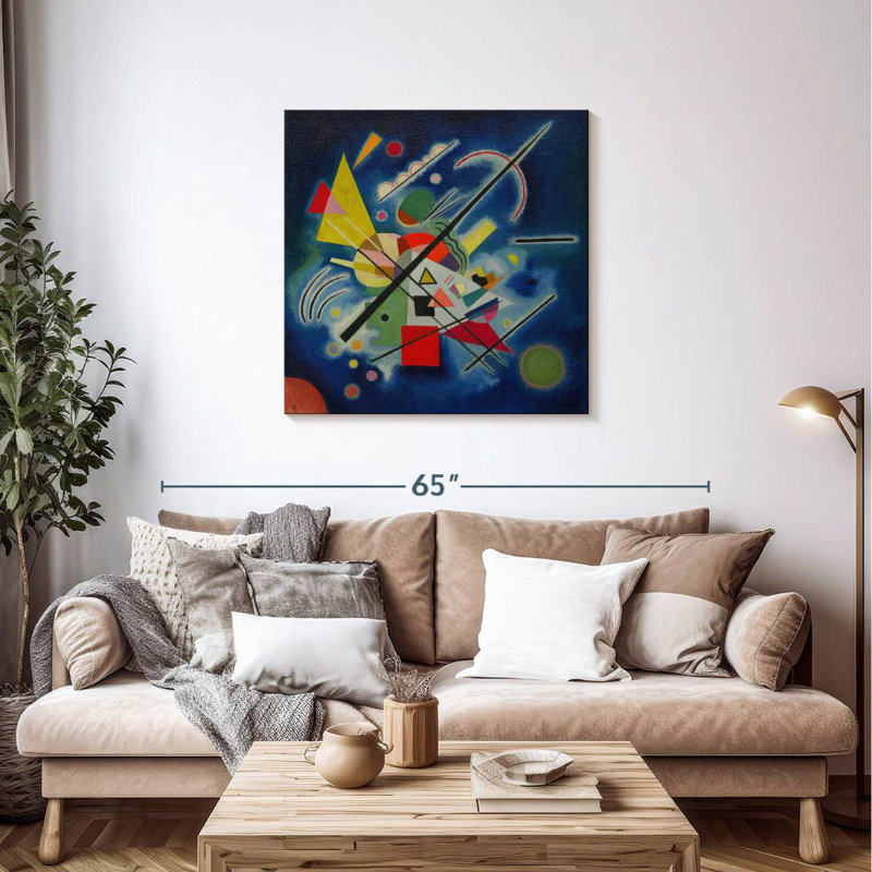 Avery - peinture bleue - 1924, H 36 po x l 36 po
