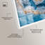 «Golden Geode Luxe Set Shadowbox», art mural bleu par Art Remedy-115200182-115200189