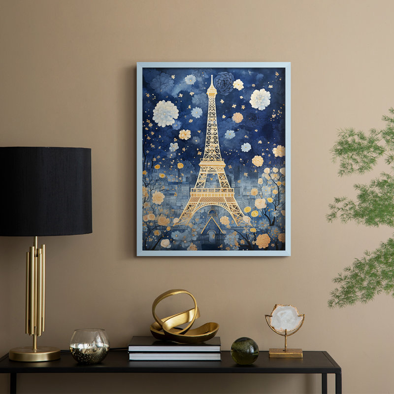 LANDSCAPES Series CECXI, reproduction encadrée - bois massif, H 30 po x l 24 po, Blue