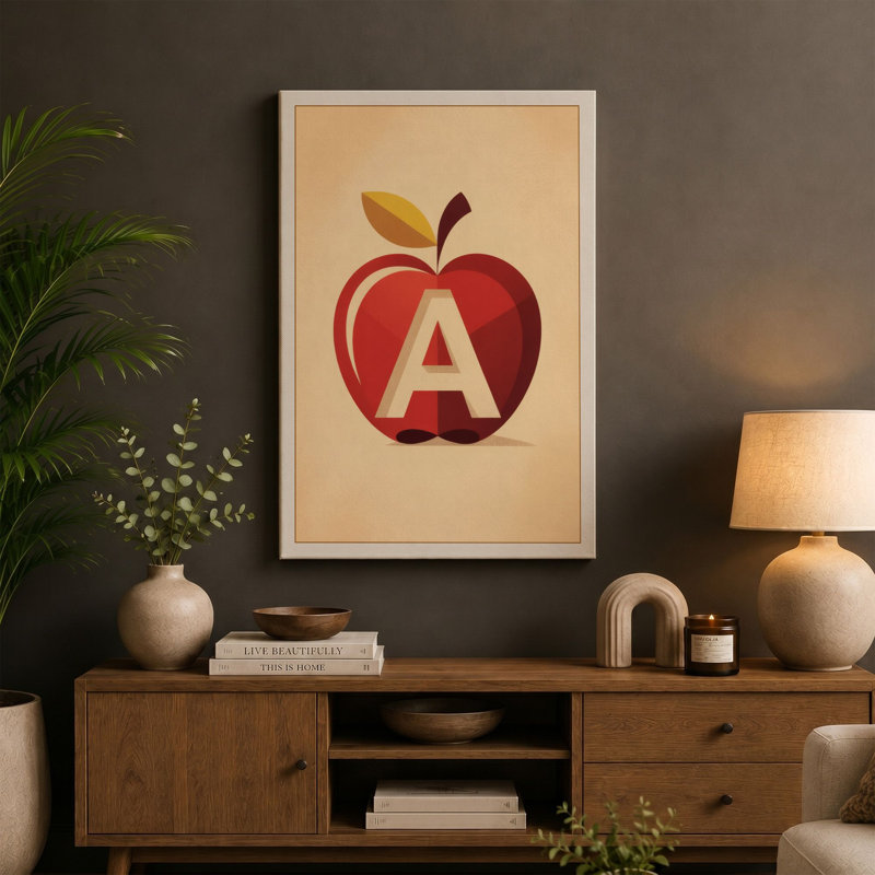 Print, 18x12 - 45.7 x 30.5 cm, Terracotta Border