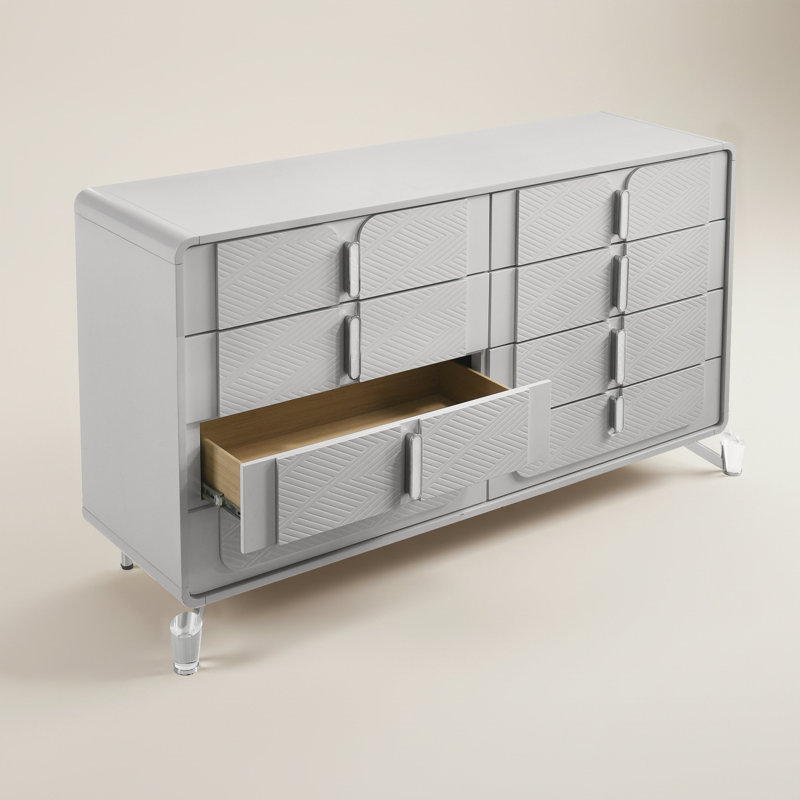 Ensemble de rangement de chambre à coucher 3 pièces Sumner, 3 Pcs: Nightstand, 2 Dressers