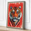 Tiger's Gaze Modern - Wrapped Canvas-1766782561-1766782562