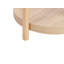 CONNELL Wood-like Light Brown Side Table 