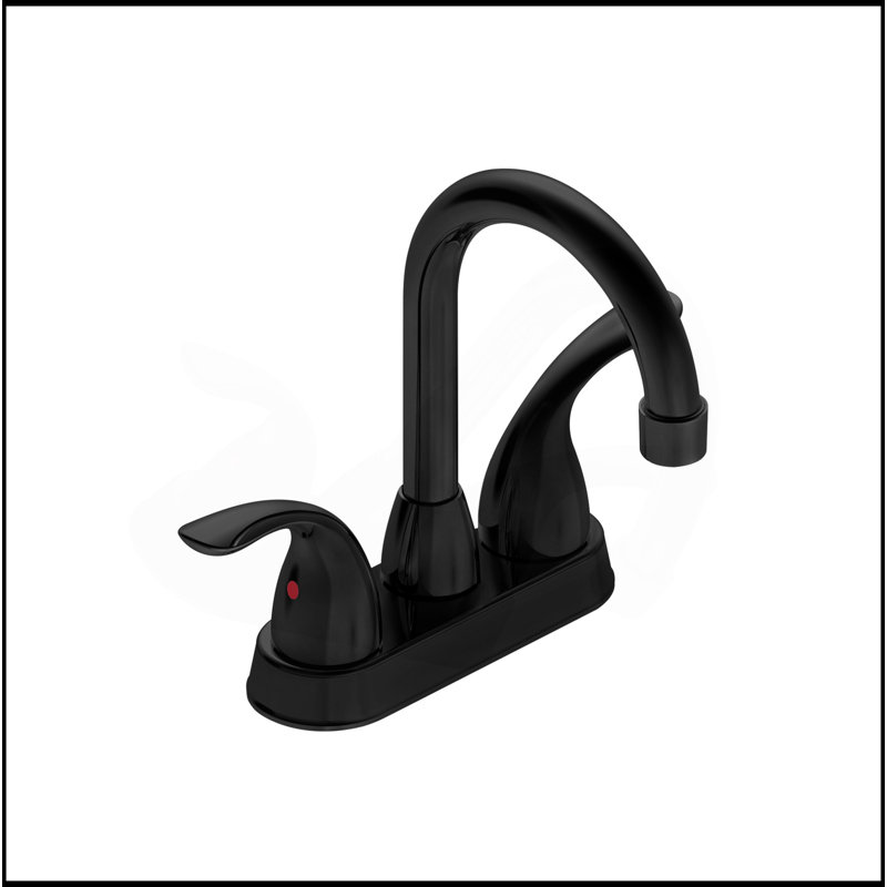 Bothwa Home 12.06" CUPC Certified 2-Handle Bathroom Sink Faucet (Matt Black Finish), Matte Black