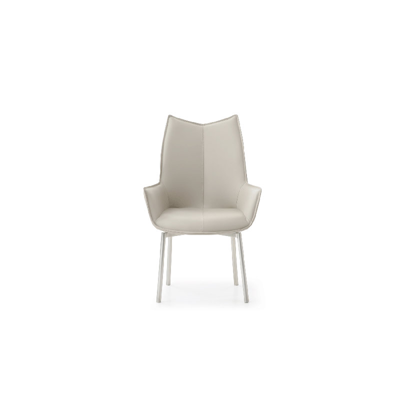 Drew 8121 Swivel Dining Chair, Gray Taupe