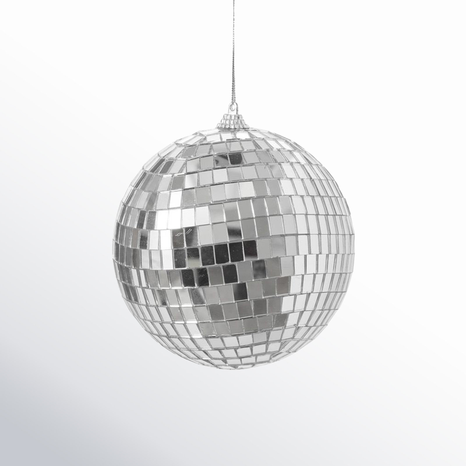 2.5'' Glass Not Flowers Ball Ornament