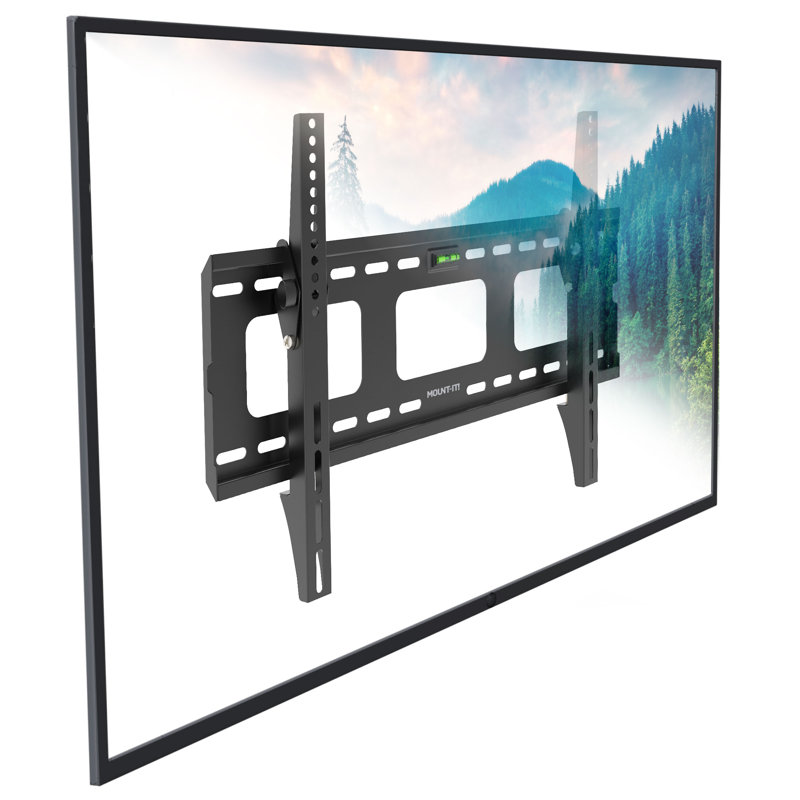 Mount-It Heavy-Duty Tilt TV Wall Mount with Low Profile For Up to 80 in., 175 Lbs. Weight Capacity