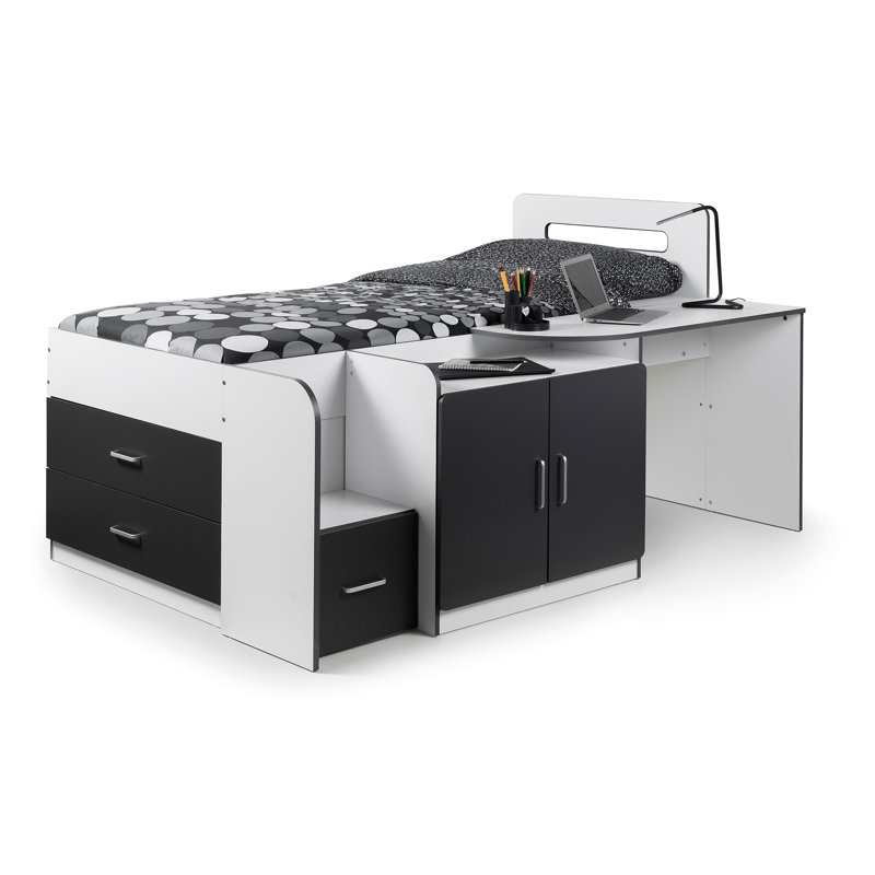 Cambell Standard with Storage Included, Black/White