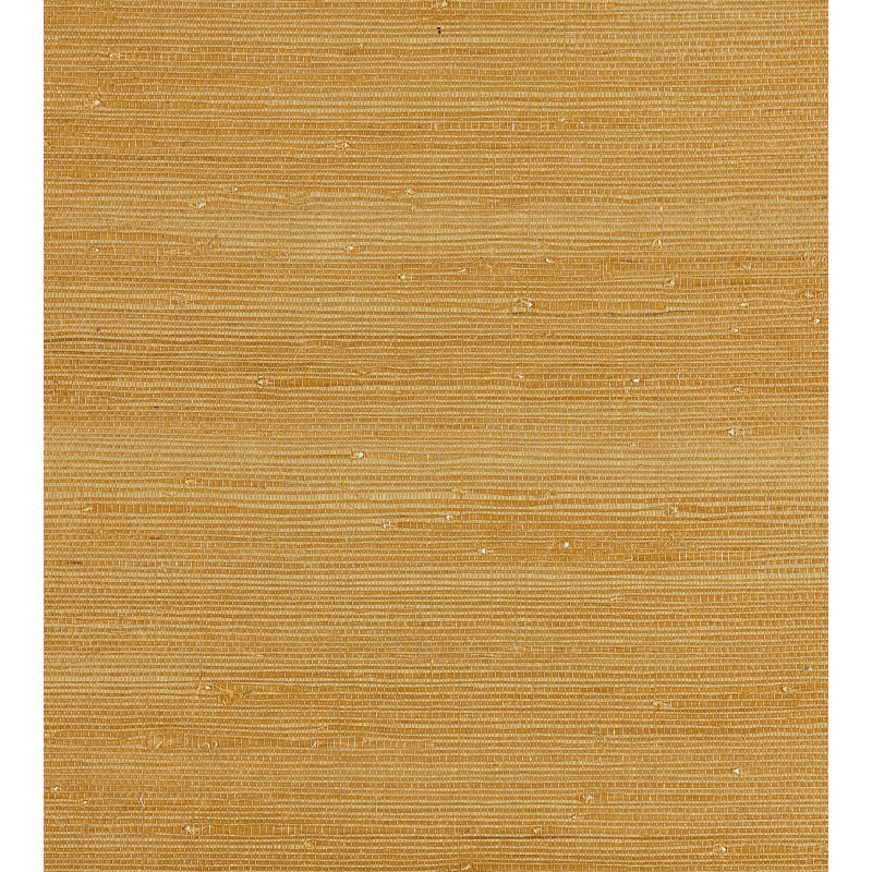 Natural Textures Grass Cloth Wallpaper Roll, Saffron