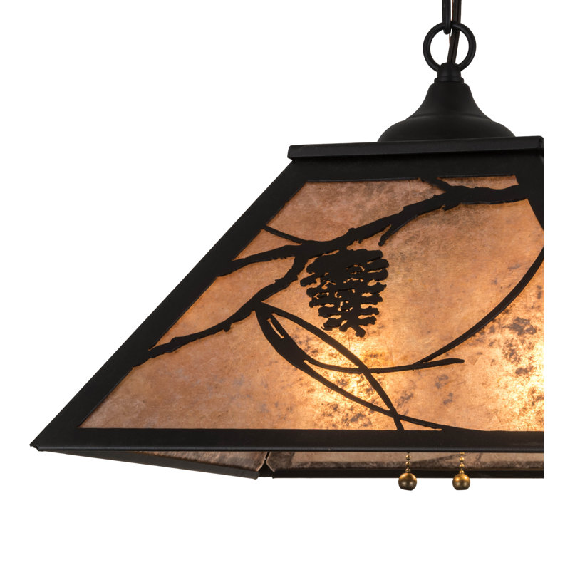 Luminaire suspendu géométrique 2 lumières simple Wynsum